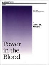 Power in the Blood SATB choral sheet music cover